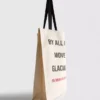 The devil wears prada canvas slogan tote bag The devil wears prada canvas slogan tote bag