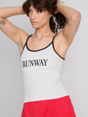 The devil wears prada ribbed pajama vest