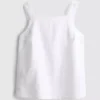 The edit a-line wide-strap linen top The edit a-line wide-strap linen top