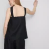The edit a-line wide-strap linen top The edit a-line wide-strap linen top