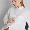 The edit classic linen shirt