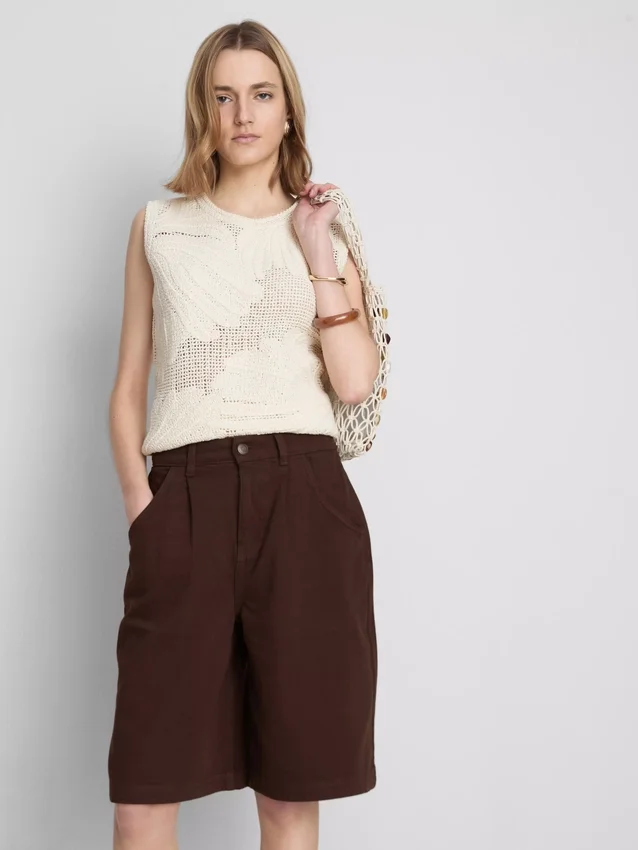 The edit cotton bermuda shorts The edit cotton bermuda shorts