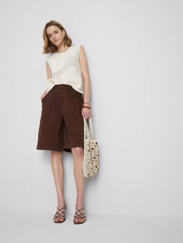 The edit cotton bermuda shorts The edit cotton bermuda shorts