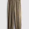 The edit cuffed satin pants The edit cuffed satin pants