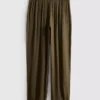 The edit cuffed satin pants The edit cuffed satin pants
