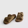 The edit double buckle-strap sandals