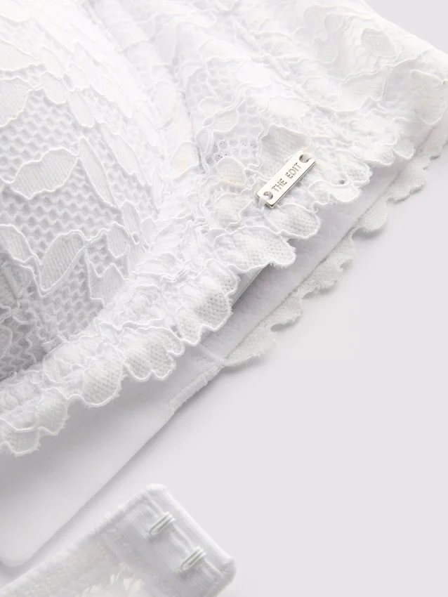 The edit floral lace push-up bra The edit floral lace push-up bra