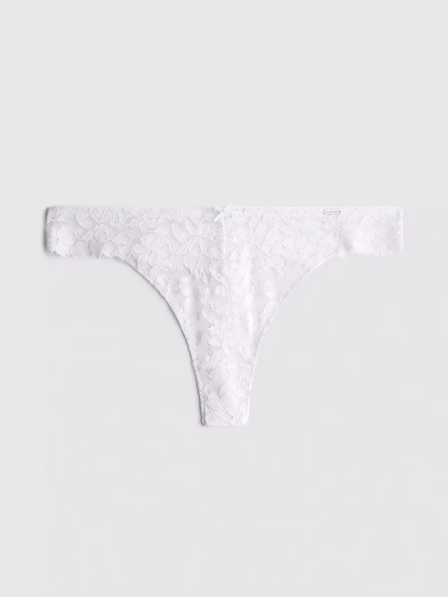 The edit floral lace thong The edit floral lace thong