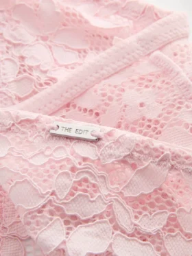 The edit floral lace thong