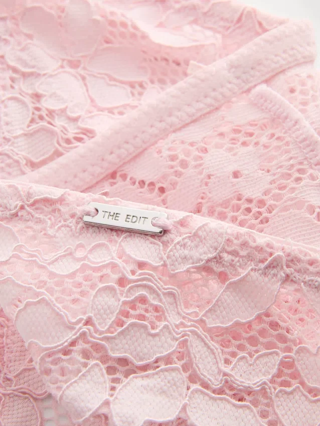 The edit floral lace thong The edit floral lace thong