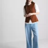 The edit knitted button-through tank top The edit knitted button-through tank top