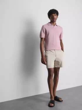 The edit knitted polo shirt