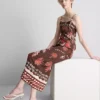 The edit linen-blend printed tank top The edit linen-blend printed tank top