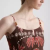 The edit linen-blend printed tank top The edit linen-blend printed tank top