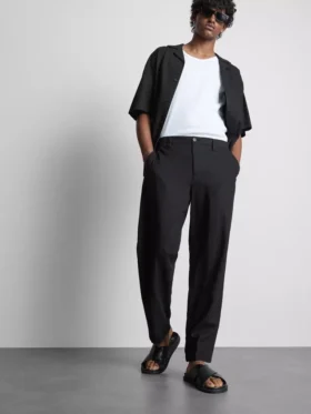 The edit linen blend relaxed pants