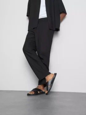 The edit linen blend relaxed pants