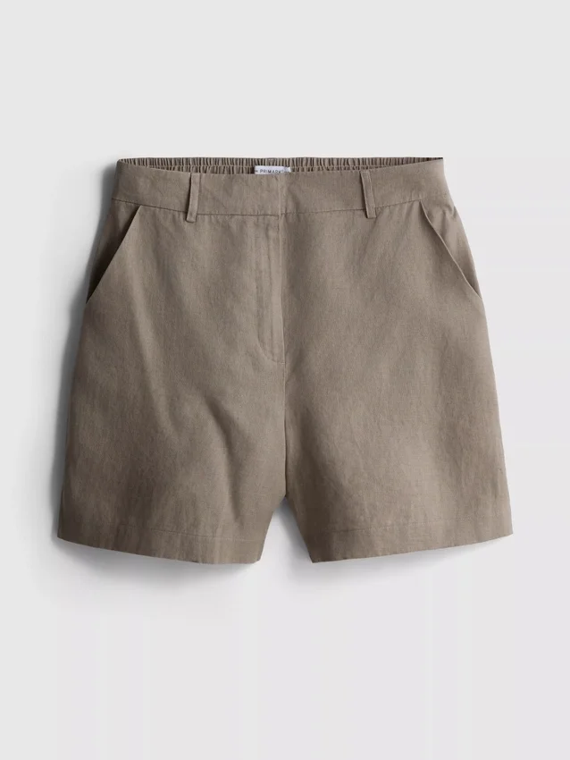 The edit linen classic shorts The edit linen classic shorts