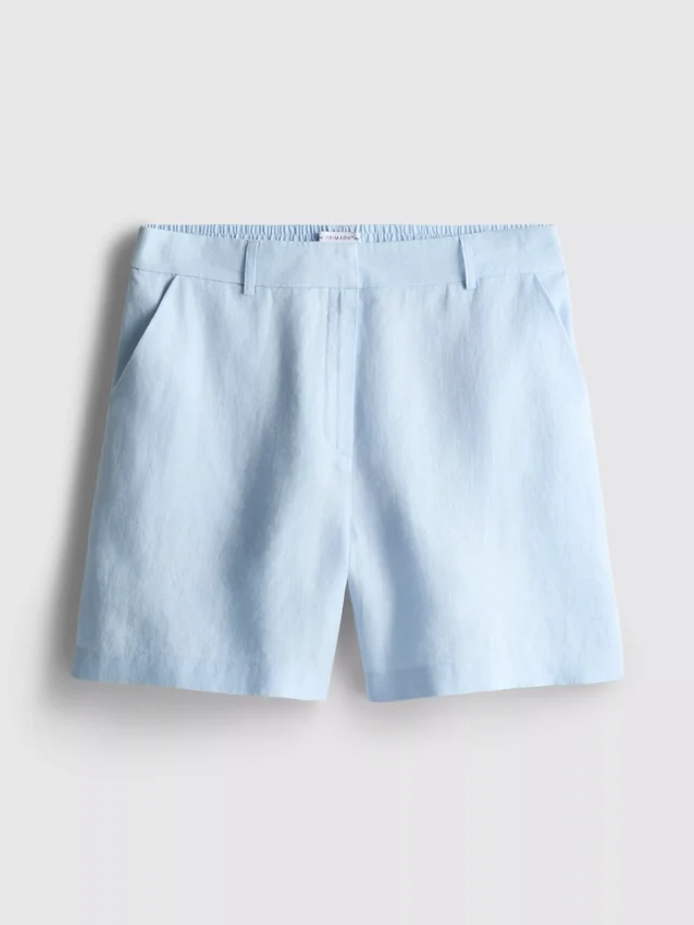 The edit linen classic shorts The edit linen classic shorts