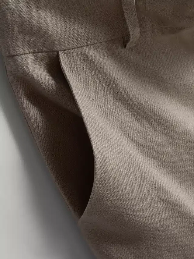 The edit linen classic shorts The edit linen classic shorts