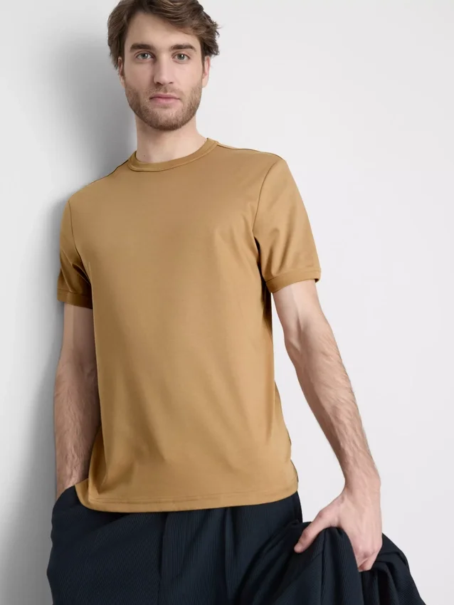The edit mercerized slim-fit t-shirt The edit mercerized slim-fit t-shirt