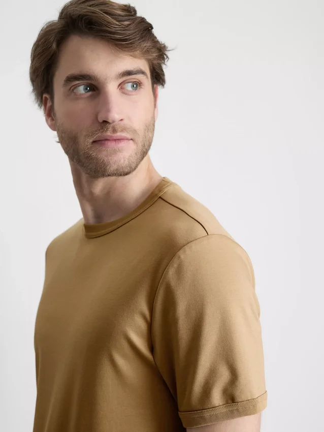 The edit mercerized slim-fit t-shirt The edit mercerized slim-fit t-shirt