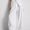 The edit pleated linen wide-leg pants The edit pleated linen wide-leg pants