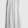 The edit pleated linen wide-leg pants The edit pleated linen wide-leg pants