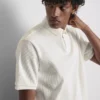 The edit ribbed polo shirt The edit ribbed polo shirt
