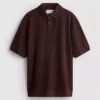 The edit ribbed polo shirt The edit ribbed polo shirt