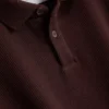 The edit ribbed polo shirt The edit ribbed polo shirt
