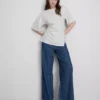 The edit ruched asymmetrical tee