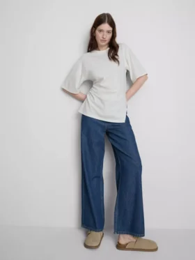 the edit ruched asymmetrical tee 1 1 280x373 - The edit ruched asymmetrical tee