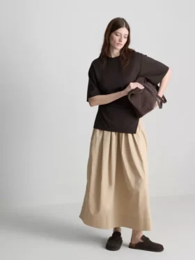 the edit ruched asymmetrical tee 1 280x373 - The edit ruched asymmetrical tee