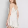 The edit satin lace asymmetrical slip dress The edit satin lace asymmetrical slip dress