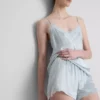 The edit silk blend pajama shorts The edit silk blend pajama shorts