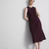 The edit sleeveless linen midi dress The edit sleeveless linen midi dress