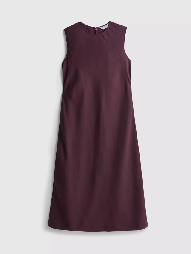 The edit sleeveless linen midi dress The edit sleeveless linen midi dress