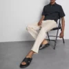 The edit slim fit peached pants The edit slim fit peached pants