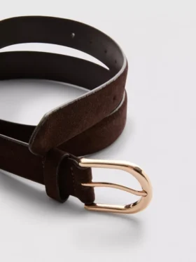 The edit suede belt