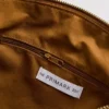 The edit suede fold-over crossbody bag The edit suede fold-over crossbody bag