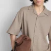 The edit texture short sleeve shirt The edit texture short sleeve shirt