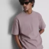 The edit textured cotton t-shirt The edit textured cotton t-shirt