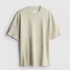 The edit textured cotton t-shirt The edit textured cotton t-shirt