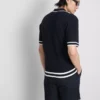 The edit textured zip polo shirt The edit textured zip polo shirt