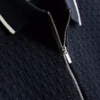 The edit textured zip polo shirt The edit textured zip polo shirt