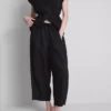 The edit wide-leg linen pants The edit wide-leg linen pants