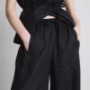 The edit wide-leg linen pants The edit wide-leg linen pants