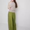 The edit wide-leg linen pants