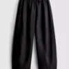 The edit wide-leg linen pants The edit wide-leg linen pants