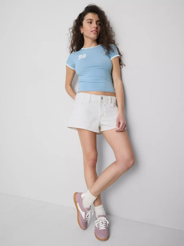 The primark scene | cotton denim micro shorts The primark scene | cotton denim micro shorts